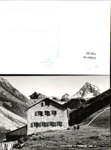 718730 Foto AK Kals a. Großglockner Lucknerhütte i. Ködnitztal