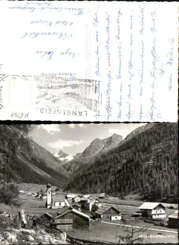 719303 Foto AK Gries im Sulztal Ansicht m. Kirche