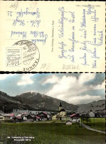 719308 Foto AK Tannheim i. Tirol Wannenjoch