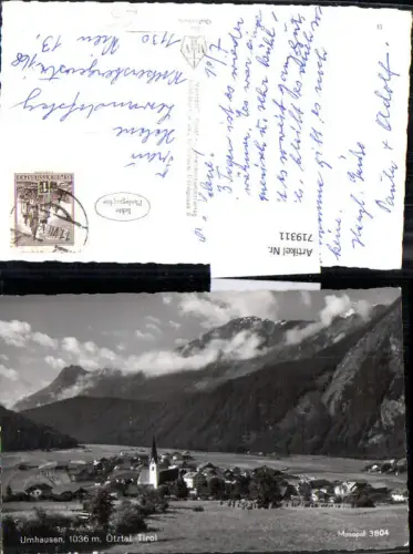 719311 Foto AK Umhausen Ötztal Ansicht Kirche