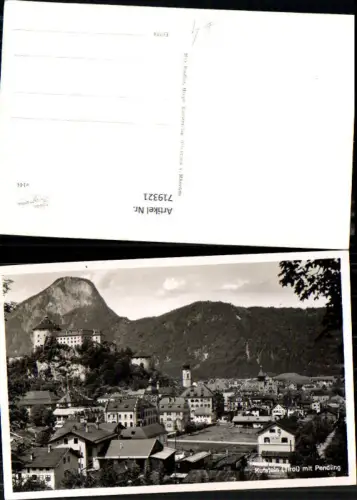 719321 Foto AK Kufstein mit Pendling Ansicht m. Festung