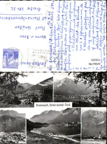 719335 Mehrbild Foto AK Kramsach Unterinntal Voldöpp Reintalersee
