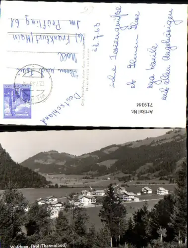 719344 Foto AK Walchsee Tirol Thermalbad Ansicht