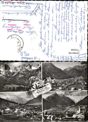 719348 Mehrbild Foto AK Fulpmes Stubaital Frohneben Edelweiß