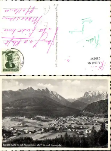 719357 Seefeld i. Tirol m. Ahrnspitze u. Karwendel