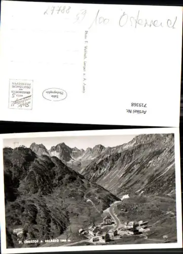 719368 Foto AK St Christoph a. Arlberg St Anton a. Arlberg