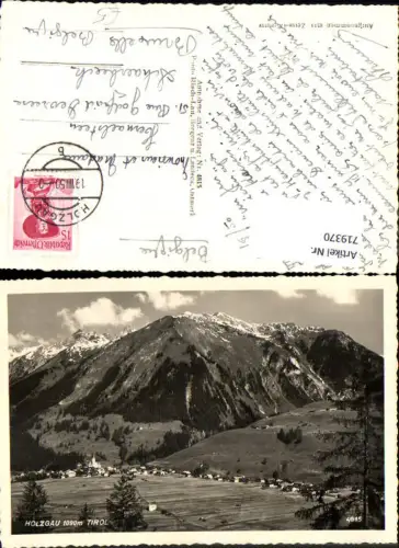 719370 Foto AK Holzgau Tirol Ansicht