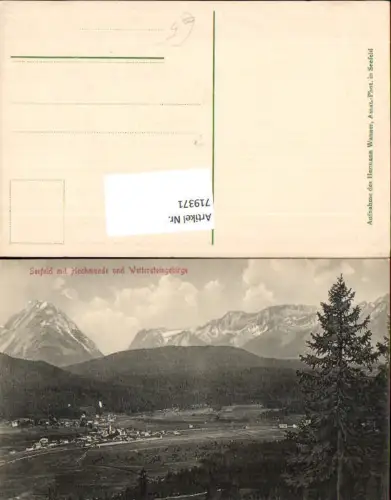 719371 Seefeld i. Tirol mit Hochmunde u. Wettersteingebirge
