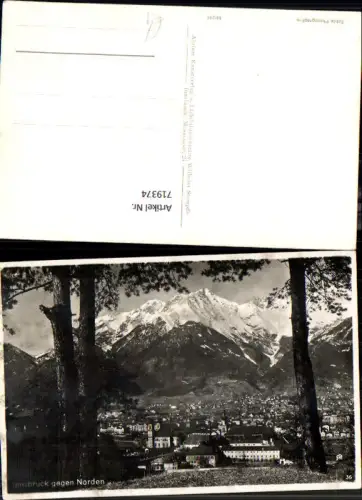 719374 Foto AK Innsbruck geg. Norden