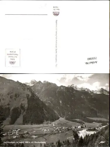 719380 Foto AK Häselgehr i. Lechtal Tirol m. Hornbachkette
