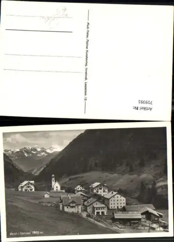 719391 Vent i. Ötztal Sölden Ansicht m. Kirche