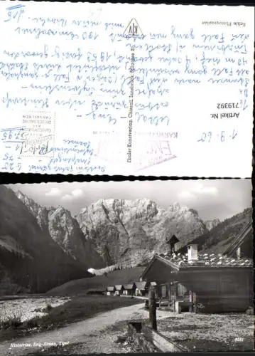 719392 Foto AK Hinterriss Eng-Almen Tirol Brunnen