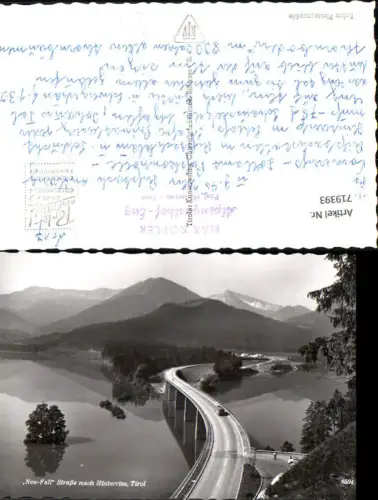 719393 Foto AK Neu-Fall-Straße nach Hinterriss Tirol