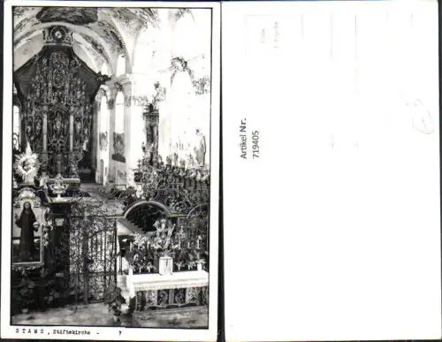 719405 Foto AK Stams Stiftskirche Inneres Altar