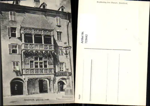 719442 Innsbruck Goldenes Dachl
