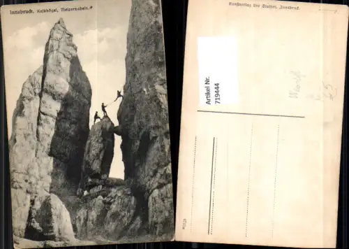 719444 Innsbruck Neustift Kalkkögel Melzernadeln Bergsteigen Klettern