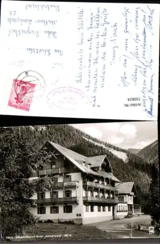 720824 Foto AK Hotel Ammerwald Reutte Alpen-Hotel