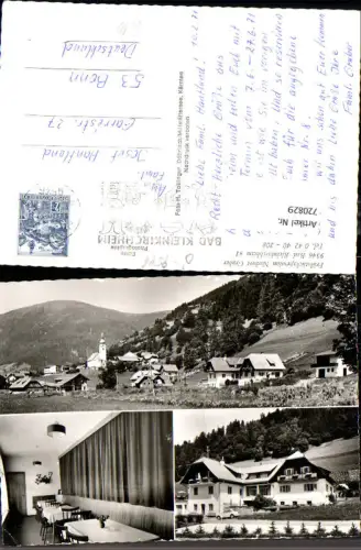 720829 Mehrbild AK Bad Kleinkirchheim Frühstückspension Norbert Gruber VW Käfer Gaststube