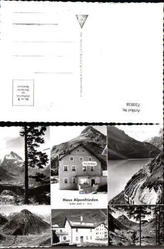 720838 Mehrbild AK Galtür Haus Alpenfrieden