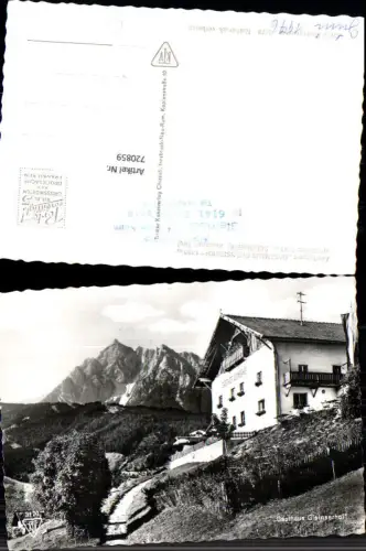 720859 Foto AK Schönberg i. Stubaital Gasthaus Gleinserhof