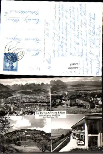 720884 Mehrbild AK Viktorsberg Ansichten Sulz Röthis pub Risch-Lau 4967