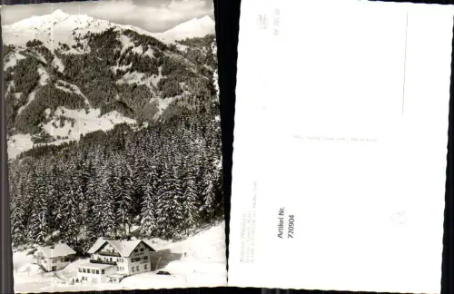720904 Foto AK Ehenbichl b. Reutte Tirol Pension Waldrast Winteransicht