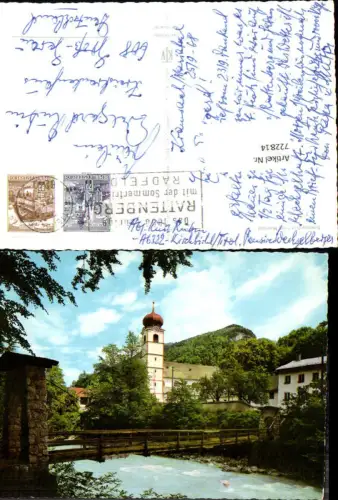 722814 Kramsach in Tirol Mariatal Kirche Brücke