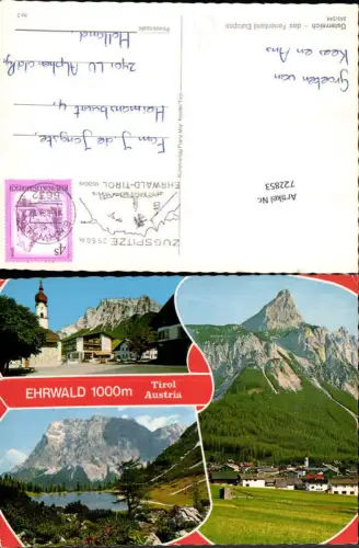 722853 Ehrwald Zugspitze Bez. Reutte