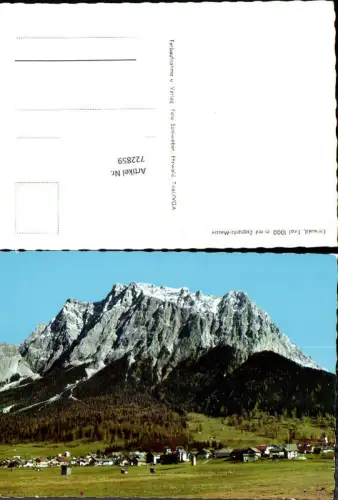 722859 Ehrwald Zugspitz-Massiv Bez. Reutte Zugspitze