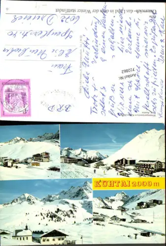 722862 Kühtai Wintersportzentrum Gemeinde Silz Bez. Imst
