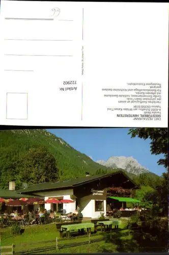 722902 Scheffau am Wilden Kaiser Cafe Restaurant Seestüberl Hinterstein Bez. Kufstein