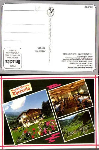 722919 Ramsau im Zillertal Gasthof-Pension Theresia Gemeinde Ramsau im Zillertal Bez. Schwaz