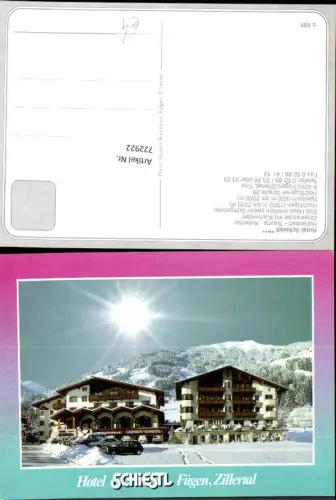 722922 Fügen Zillertal Hotel Schiest Fügen Bez. Schwaz