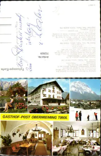 722929 Obermieming Gasthof Post Semi-Plateau Bez. Innsbruck-Land