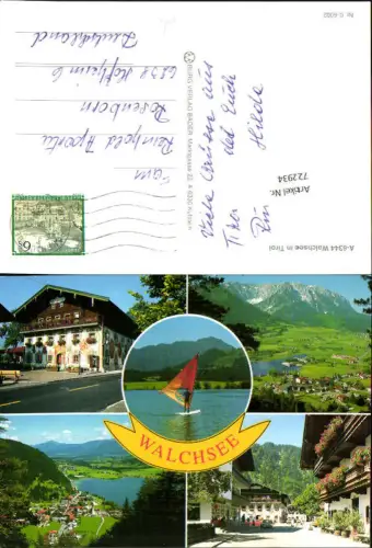 722934 Walchsee Gruß aus Gemeinde Walchsee Bez. Kufstein