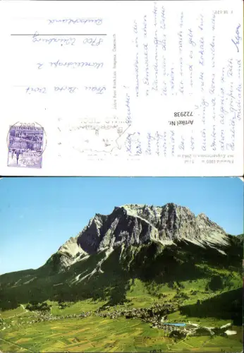 722938 Ehrwald mit Zugspitzmassiv Bez. Reutte