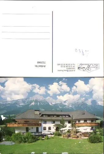 722940 Ellmau Harmstätt Bez. Kufstein Hotel Restaurant Kaiserhof