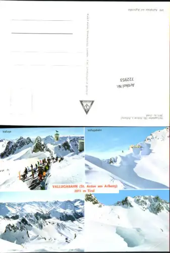 722953 St. Anton am Arlberg Vallugabahn St. Anton am Arlberg Bez. Landeck