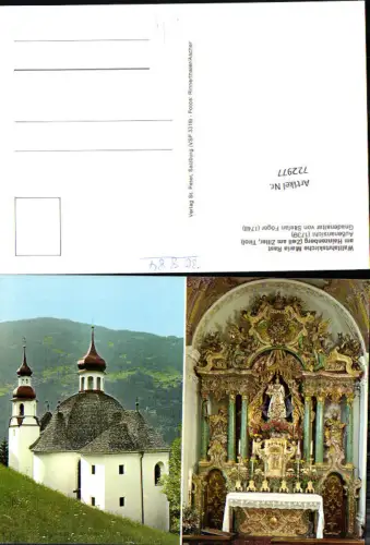 722977 Zell am Ziller Wallfahrtskirche Maria Rast am Hainzenberg Altar