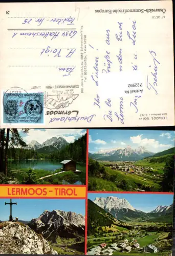 722992 Lermoos Sommerfrische Bez. Reutte