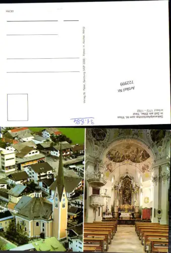 722999 Zell am Ziller Dekanatpfarrkirche Zell am Ziller Bez. Schwaz