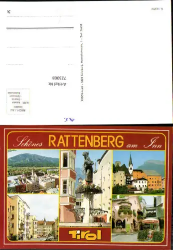 723008 Rattenberg Schönes Rattenberg am Inn Bez. Kufstein