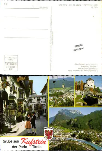 723019 Kufstein Kaiserlift Festung Geroldeck Römerhofgasse Auracher Löchl Bez. Kufstein