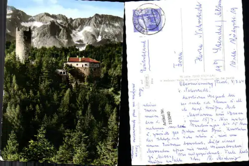 723040 Obermieming Schloss Klamm mit Mieminger Kette Obermieming Bezirk Imst