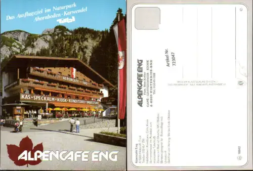 723047 Hinterriß Alpencafe Eng Karwendel Bez. Schwaz