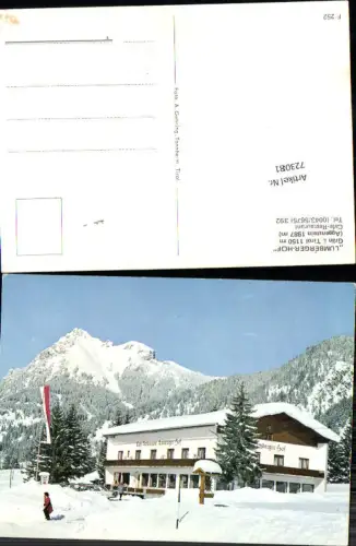 723081 Grän i. Tirol Lumberger-Hof Grän Bezirk Reutte