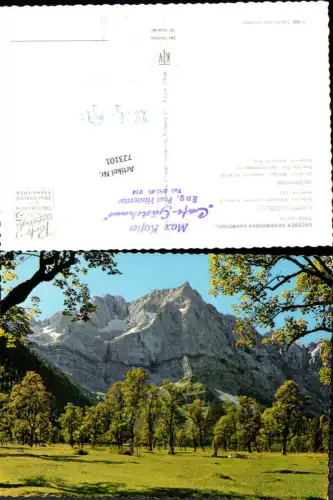723101 Eng Hinterriss Grosser Ahornboden Karwendel Bez. Schwaz