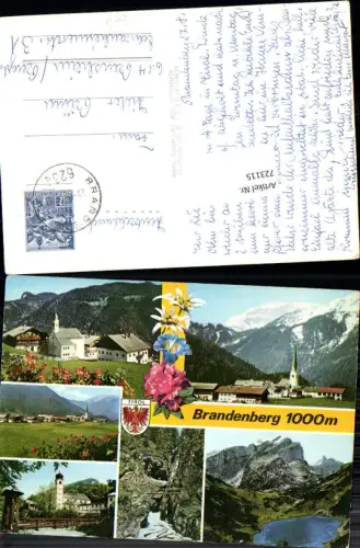 723115 Brandenberg Berg Dorf Bez. Kufstein