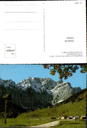 723156 Eng-Almen a. Großer Ahornboden mit Grubenkarspitze Hinterriss Karwendelgebirge
