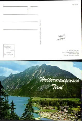 723159 Heiterwang Hotel Fischer am See Tirol Bez. Reutte